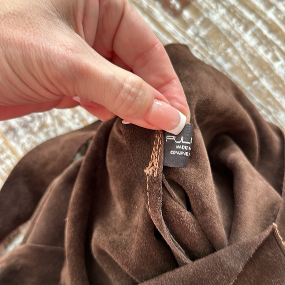 Pulicati - Leather suedette bag - EUC - Picture 6 of 10